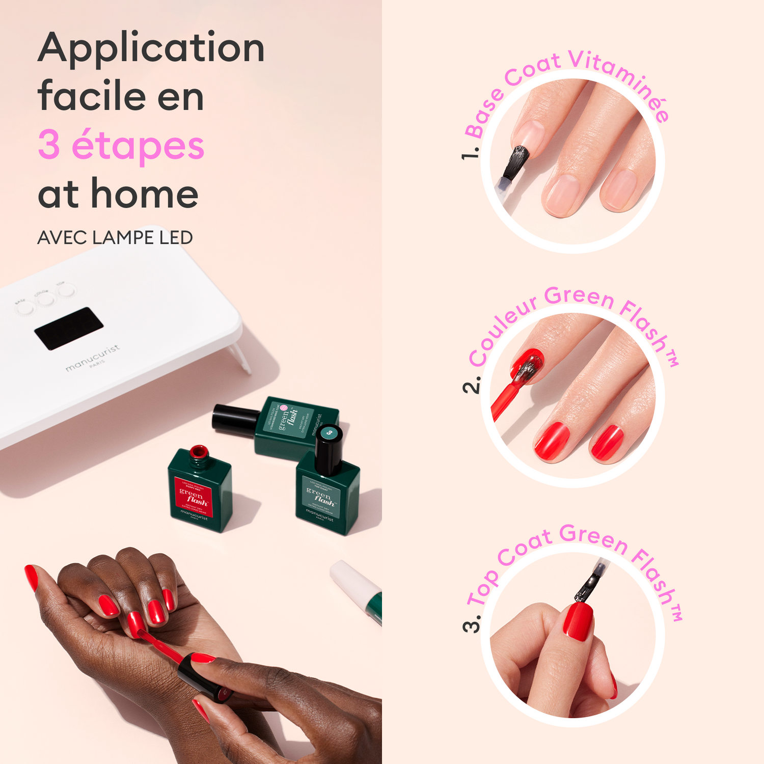 Trio Base Top Dissolvant Green Flash™